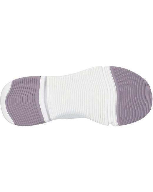 Skechers White Bobs Sparrow Flex Too You Textile Trainers