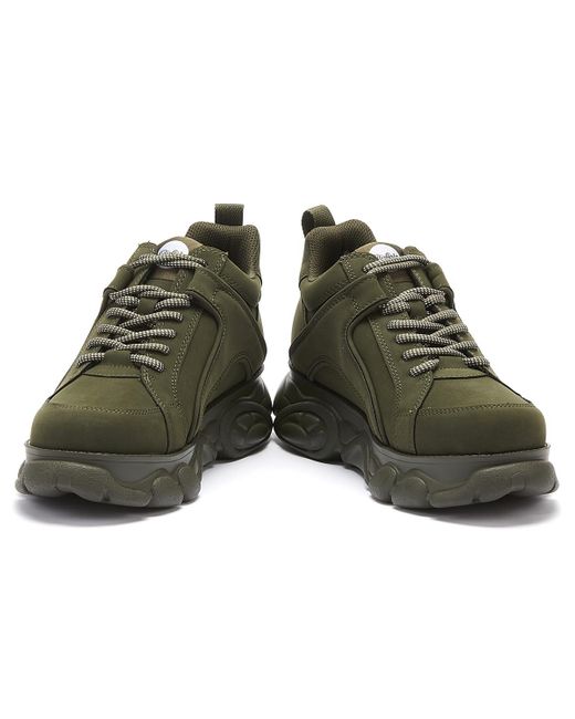 khaki trainers
