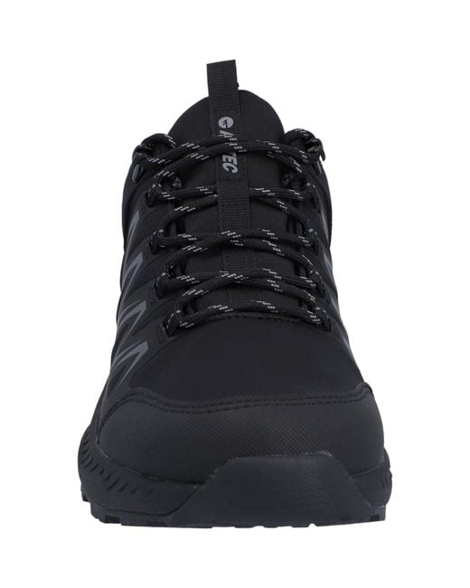 Hi-tec Black Stealth Low Synthetic /Dark Hiking Boots for men