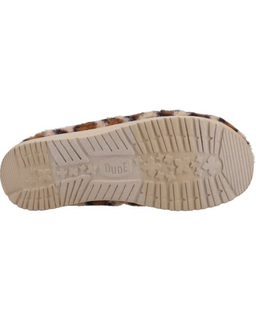 HeyDude Brown Wendy Synthetic /Multi Mules