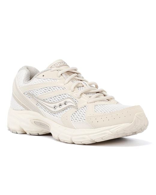 Saucony White Ride Millenium Cream Trainers