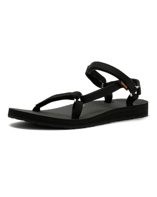 Teva Black Original Universal Slim Sandals