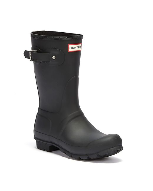 Hunter Black Original Short Wellies