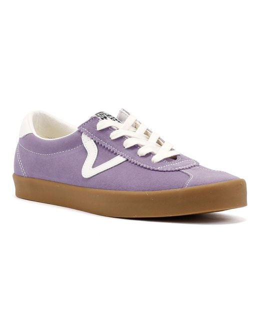 Vans Purple Sport Low Suede Haze Trainers