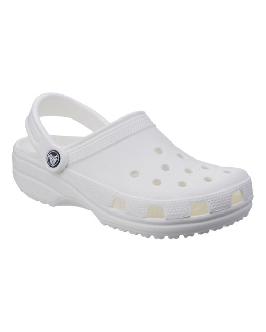 CROCSTM White Classic Croslite Rubber Clogs