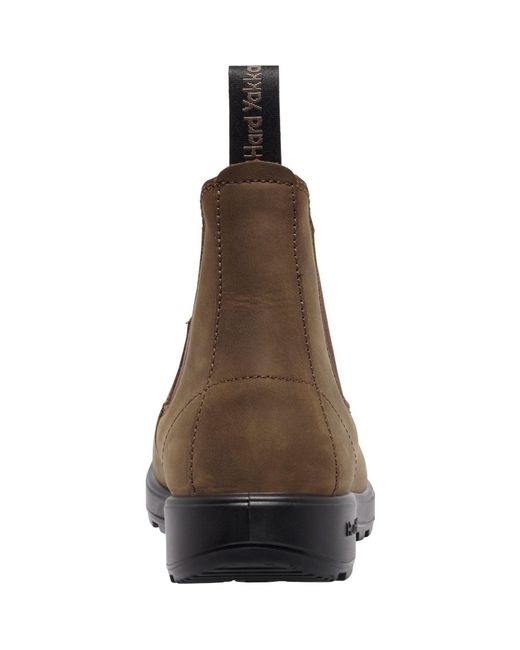 Hard Yakka Brown Brunswick Leather Saddle Nubuck Boots for men