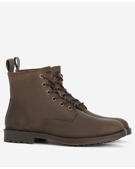 Barbour Brown Heyford Men's Choco Boots for men