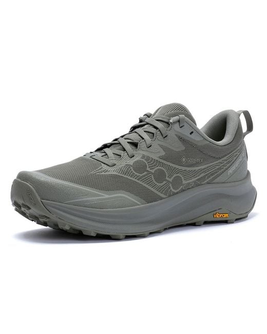 Saucony Gray Peregrine 16 Gtx Laurel/Sage Trainers for men