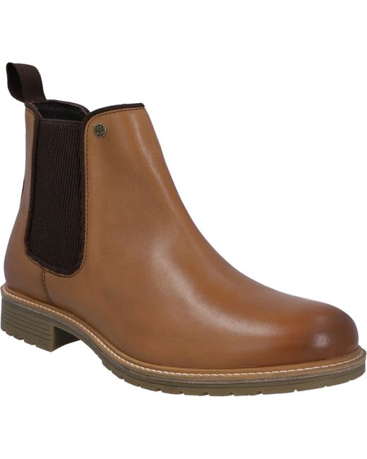 Hunter Brown Munro Dealer Boot Leder Tan Wellington Stiefel