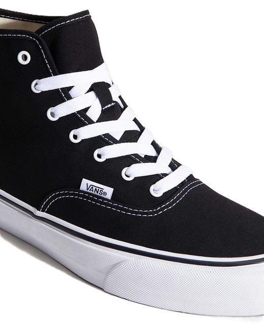 Vans Black Authentic Hi 2.0 Canvas/True Trainers