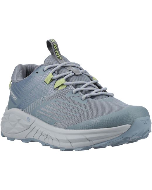 Hi-tec Blue Fuse Trail Low Synthetic Mesh Dark Slate/Stormy Weather Trainers for men