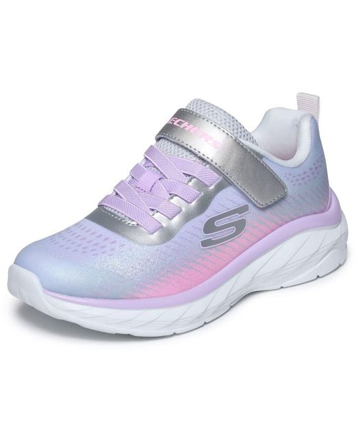 Skechers Purple Boundless Color Blitz Textile/Multi Trainers