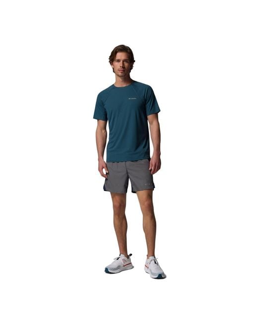Columbia Blue Three Pitch Shorts for men