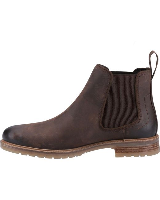 Hush Puppies Brown Russell Leather Boots for men