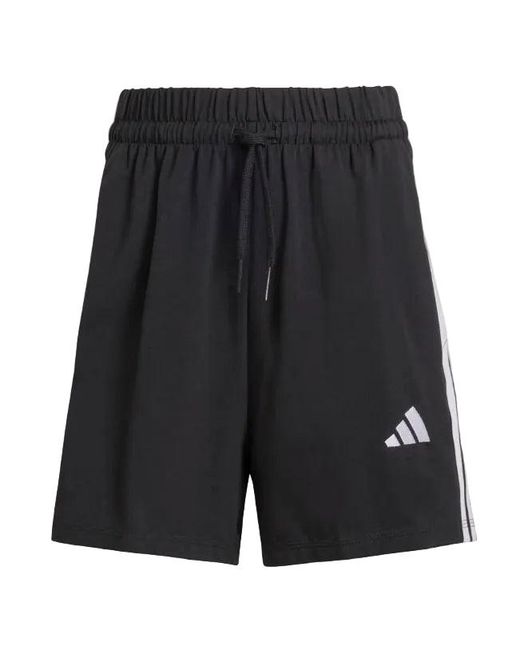 Adidas Black W 3S Sj Shorts