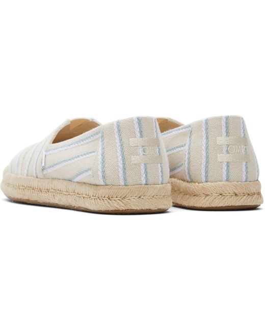 TOMS White Alpargata Rope 2.0 100% Cotton Fog Espadrilles