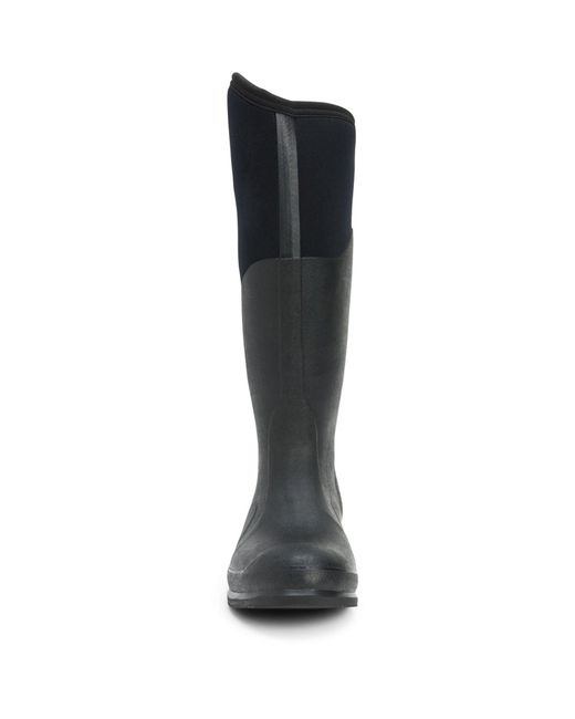 Muck Boot Black Colt Ryder Rubber Wellington Boots