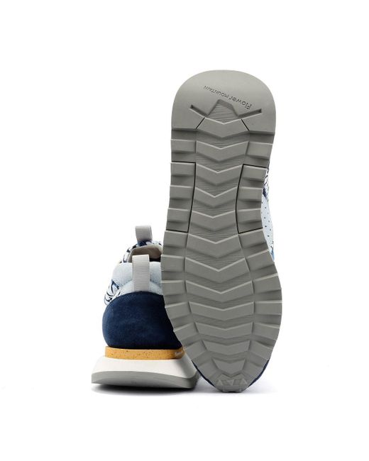 New Asuka Scarpe Da Ginnastica di Flower Mountain in Blue