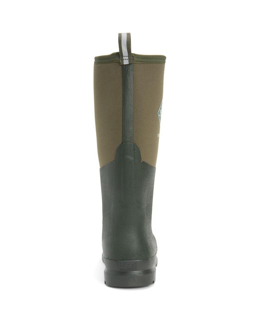 Muck Boot Green Chore Classic Hi Steel Cap Synthetic Wellington Boots