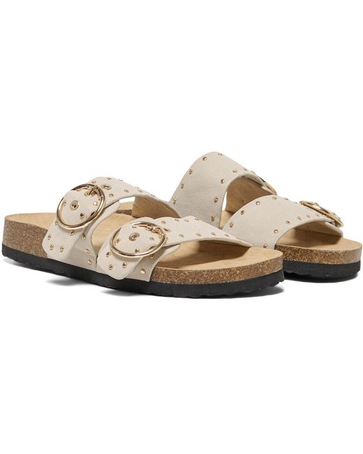 ONLY Natural Maxi-15 Synthetic Cream Sandals