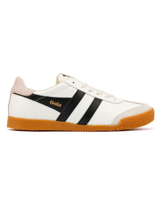 Elan Scarpe Da Ginnastica Bianche di Gola in White