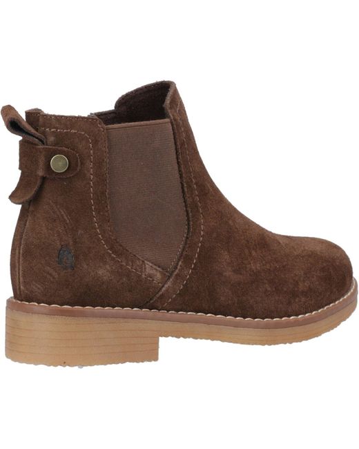 Hush Puppies Brown Maddy Suede Boots