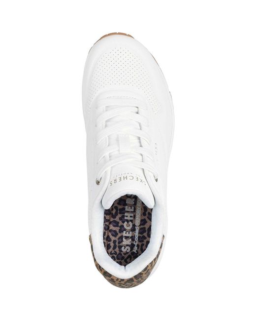 Skechers White Uno