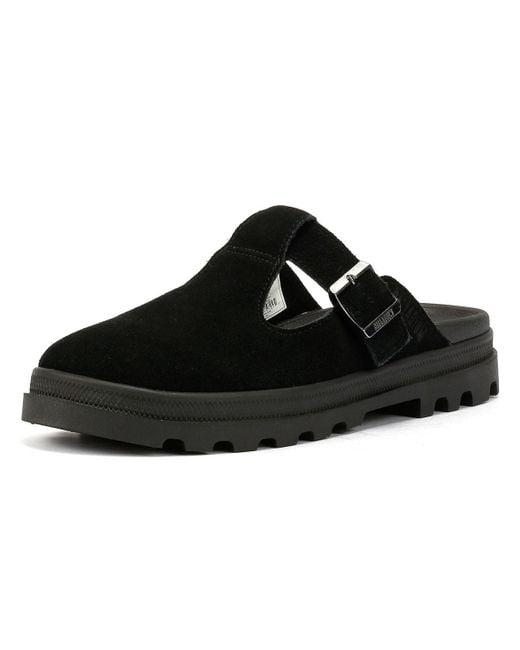 Dunelite Pyla Chaussures Confort En Daim Palladium en coloris Black