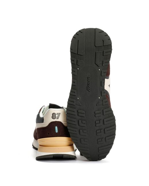Mizuno Brown Rb87 Wildleder Sneakers