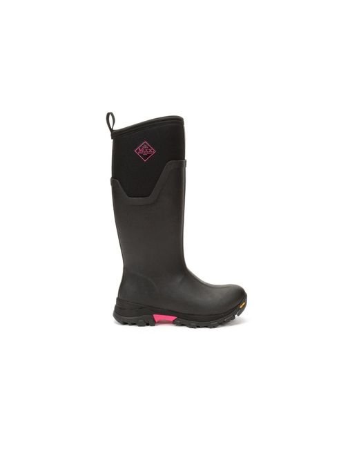 Muck Boot Black Arctic Ice Tall Rubber/Hot Wellington Boots