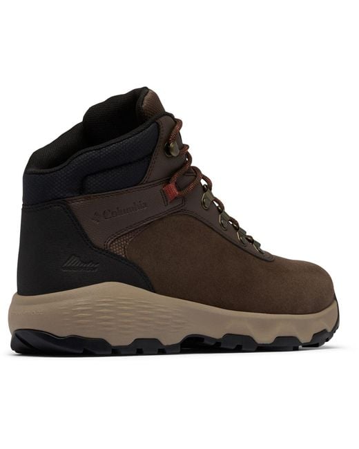 Columbia Brown Newton Wander Suede Cordovan/Spice Hiking Boots for men