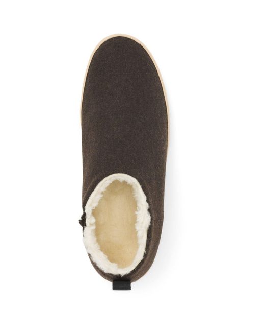XtraTuf Gray Homer Wool Slippers