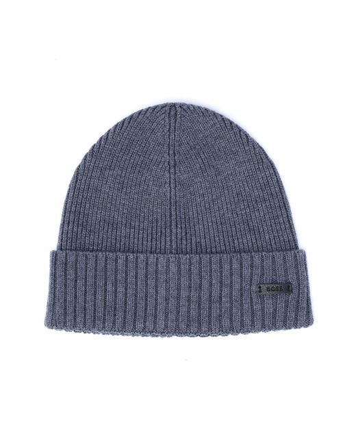 Fati Cappelli Invernali Grigi di Boss in Blue da Uomo