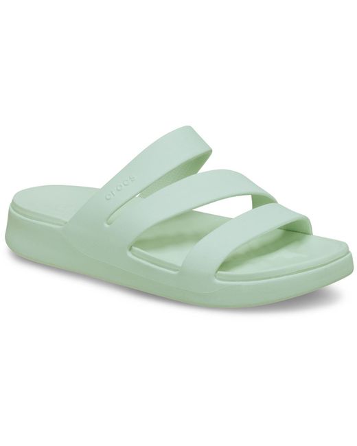 CROCSTM Green Getaway Strappy Eva Mint Tint Sandals