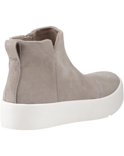TOMS Gray Verona Mid Ankle Boots
