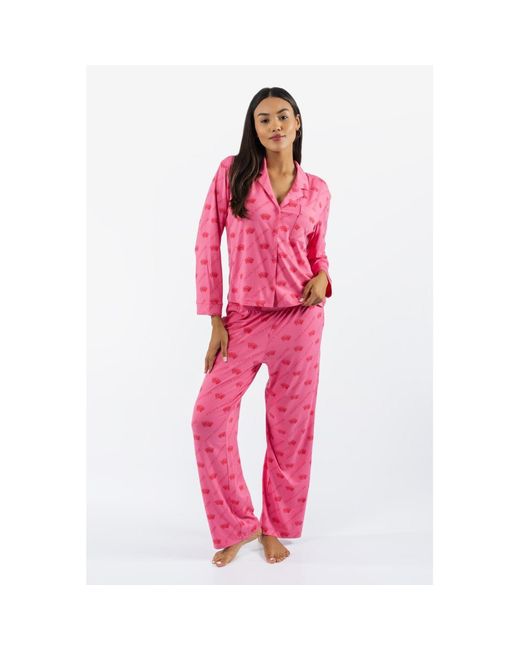 Juicy Couture Pink Estelle & Nolan Synthetic Loungewear Set