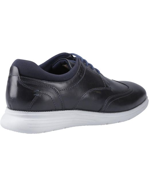 Pod Blue Vantage Leather Lace-Up Shoes for men