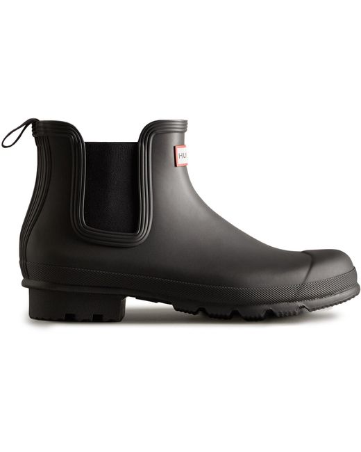 Hunter Black Original Chelsea Boots for men