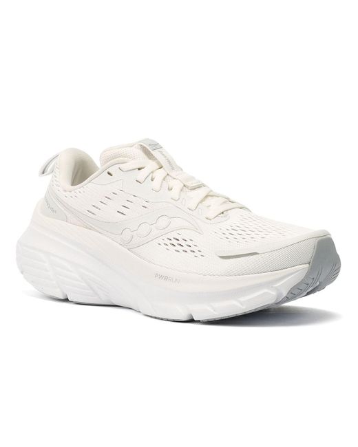 Saucony White Guide 18 Sneakers