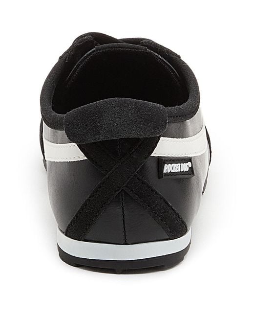 Rocket Dog Black Destin Pu Combo Polyurethane Trainers