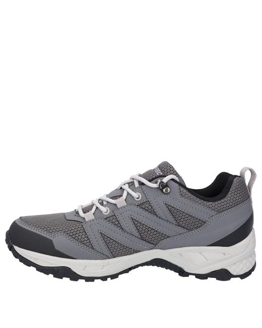 Hi-tec Gray Saunter Wp Synthetic Mesh Hiking Boots for men