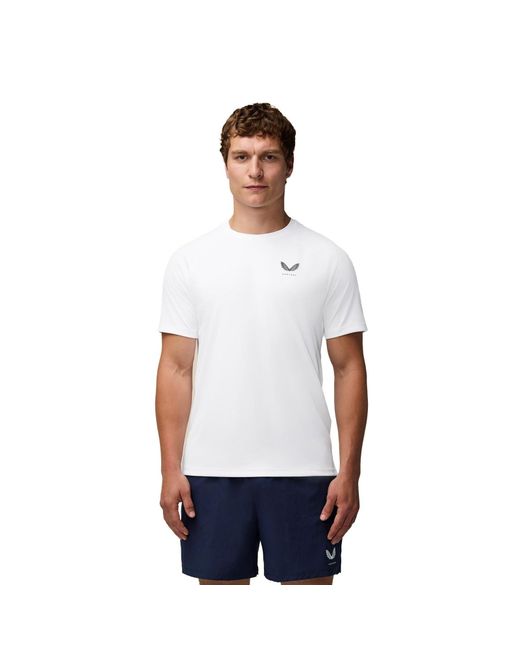 Castore Gray Adapt Training T-Shirt Polyester Activewear T-Shirts for men