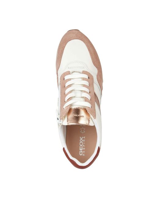 Geox D Tabelya B Sneakers voor meisjes, zwart, 41 EU