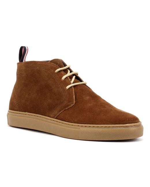 Ben Sherman Parka Suede Braun Stiefel in Brown für Herren