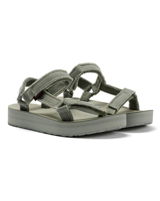 Teva Green Midform Universal Canvas Seagrass Sandals