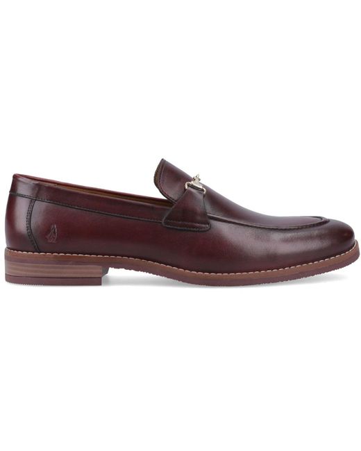 Hush Puppies Brown Moses Leather Bordeaux Loafers for men