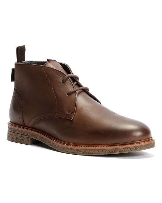 Ben Sherman Walker Chukka Leather Men's Brown Boots - Uk 8 for men
