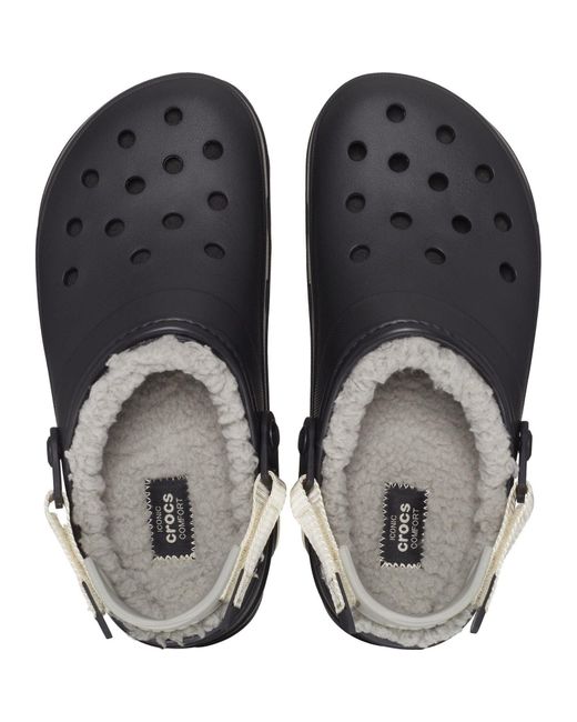 CROCSTM Black All Terrain Lined Eva Clogs for men