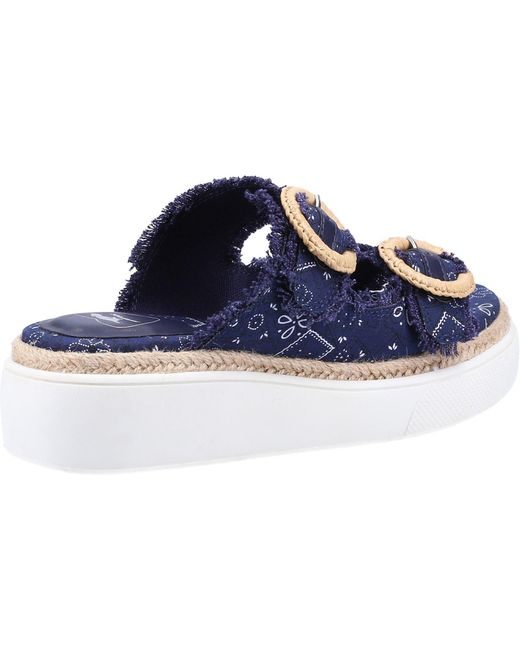 Rocket Dog Blue Favor Polyester Navy Sandalen