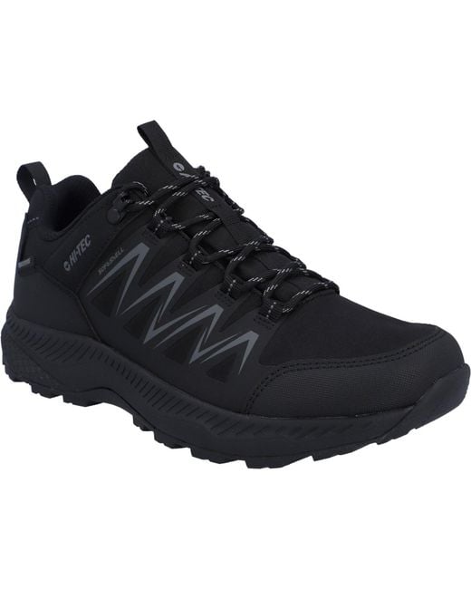 Hi-tec Black Stealth Low Synthetic /Dark Hiking Boots for men